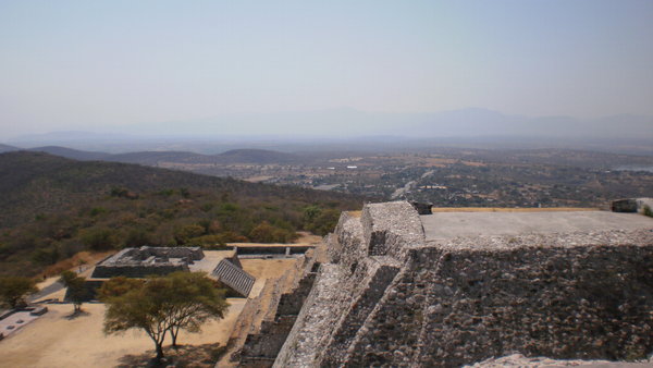 The view from Xochicalco