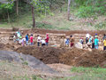 Excavation in progress