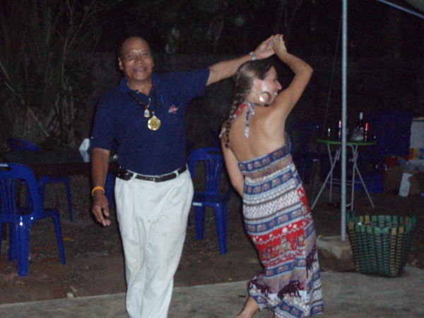 Learning to dance Thai style