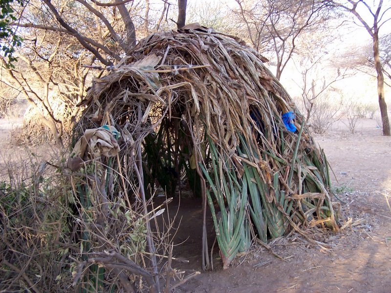 One of their huts