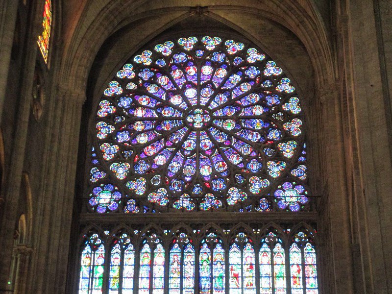 Rose window at Notre Dame