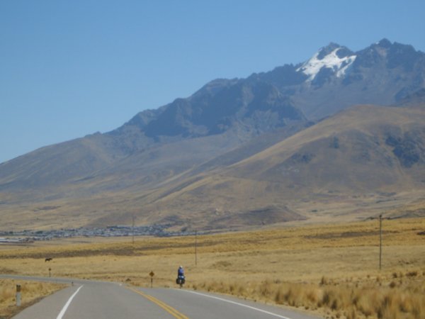 heading over the pass into cuzco valley