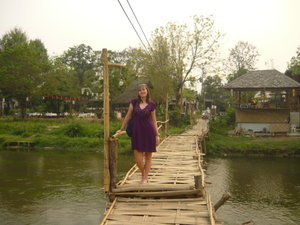 bamboo bridge at Pai
