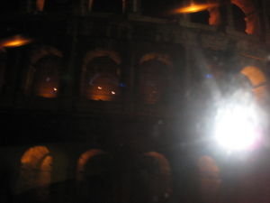 our first colosseum shot