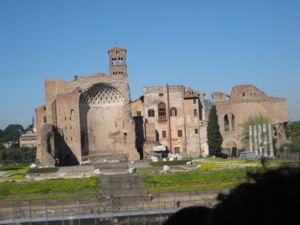 Outside the Coloseum