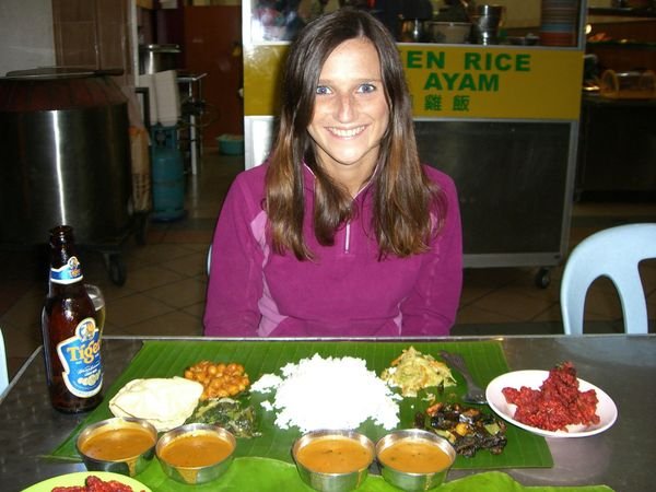 How much did you order.....? Typical Banana Leaf Curry