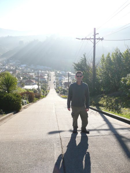 The steepest street in the world in Dunedin