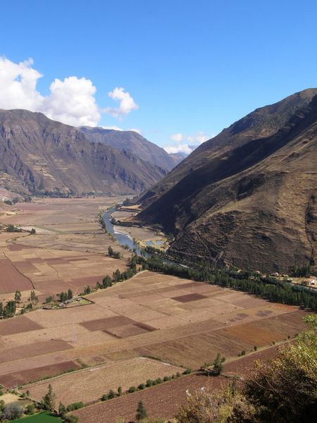 The Sacred Valley on the Way to Pisac