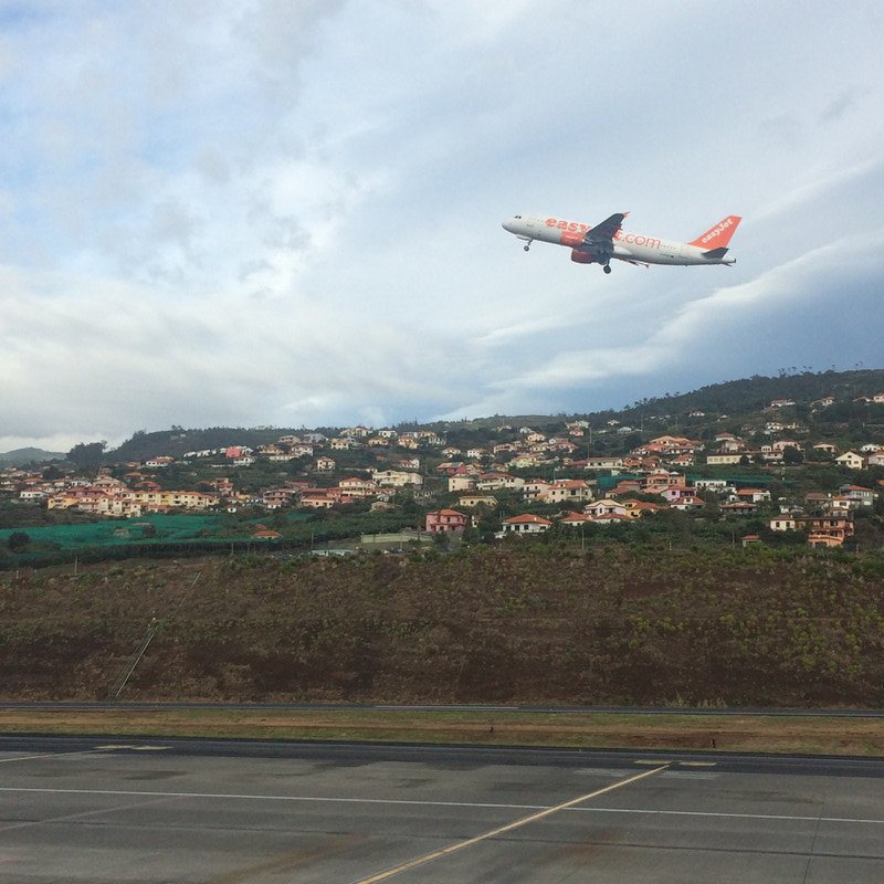 Great plane views from Funchal Airport