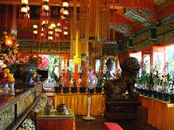 Inside a Monastery at Ngong Ping