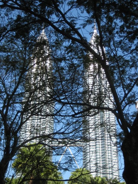 You can't hide 88 storeys of Petronas towers