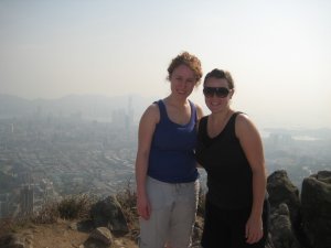 Amy and I at the top!