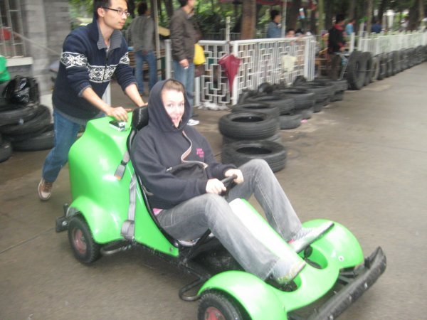 Of course, karting in Gangzhou is a well know tourist activity.