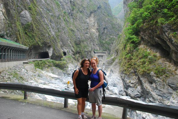 Amy and I in Taroko Gorge