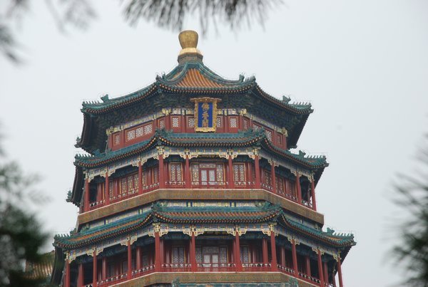 In the summer palace grounds