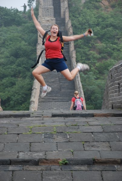 On the great wall!