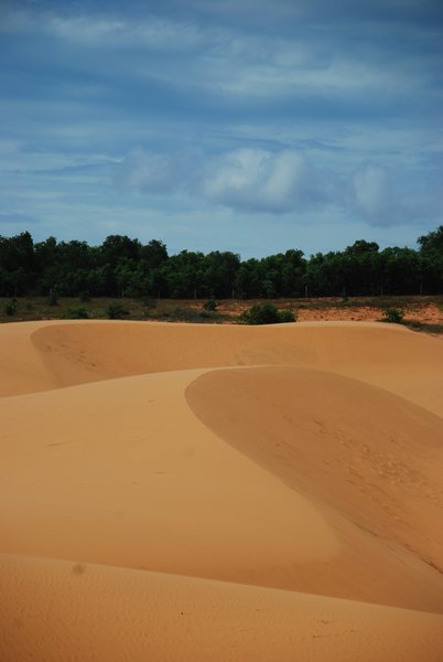 Red sand dunes