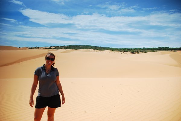 Me on the red sand dunes