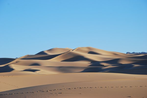 The Gobi sand dunes