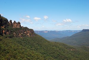 Three sisters at the blue mountains