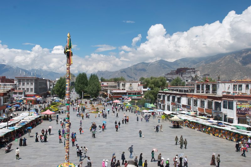 Fantastic views from the Jokhang