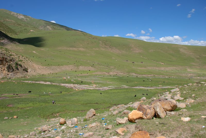 Nomads living between Lhasa and Lake Namtso 
