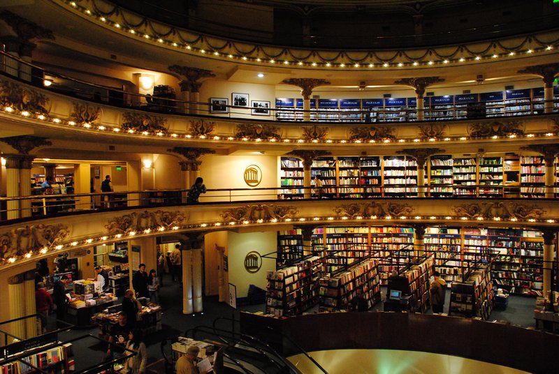 Theatre turned into a beautiful book store
