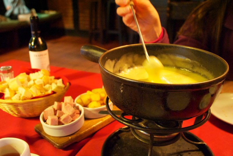 Cheese fondue!