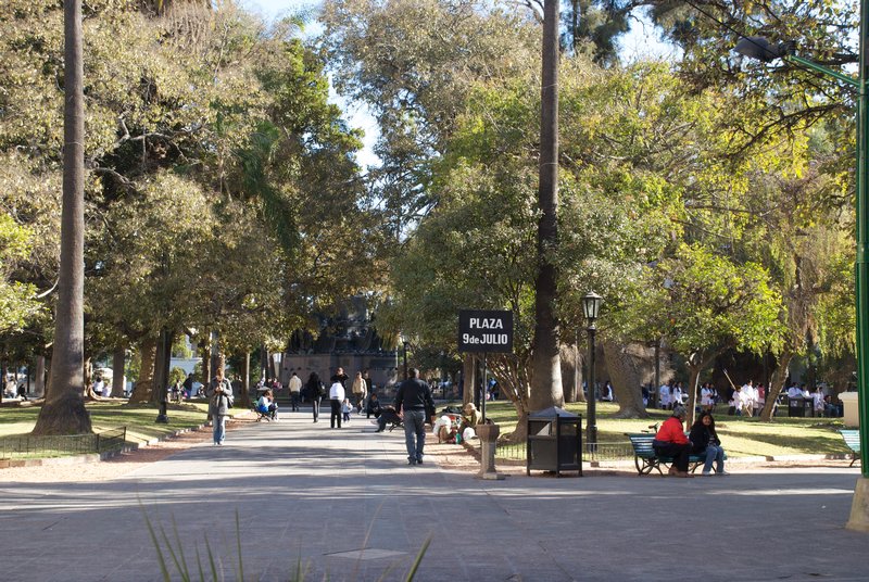 The main plaza