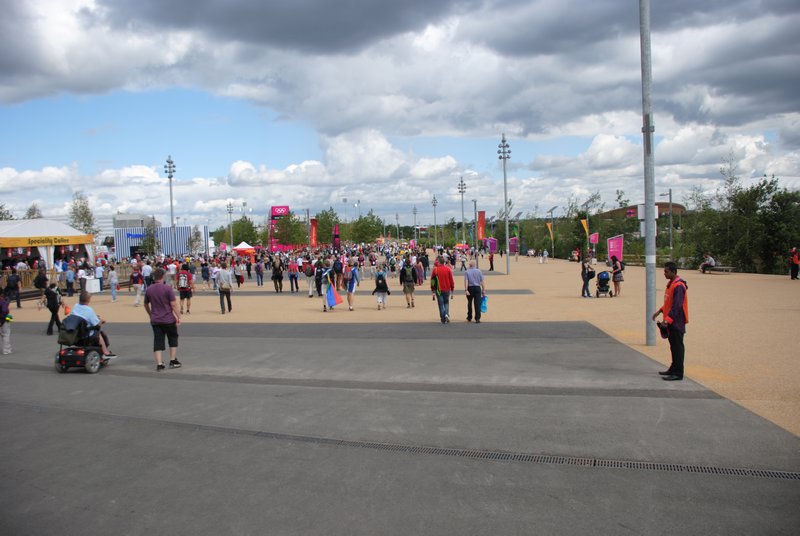 Walking in the Olympic park