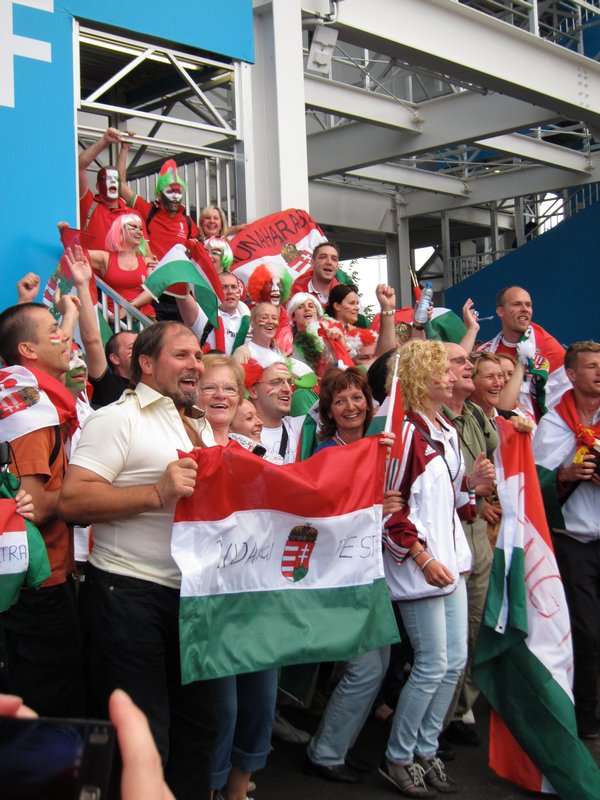 The brilliant Hungarian fans