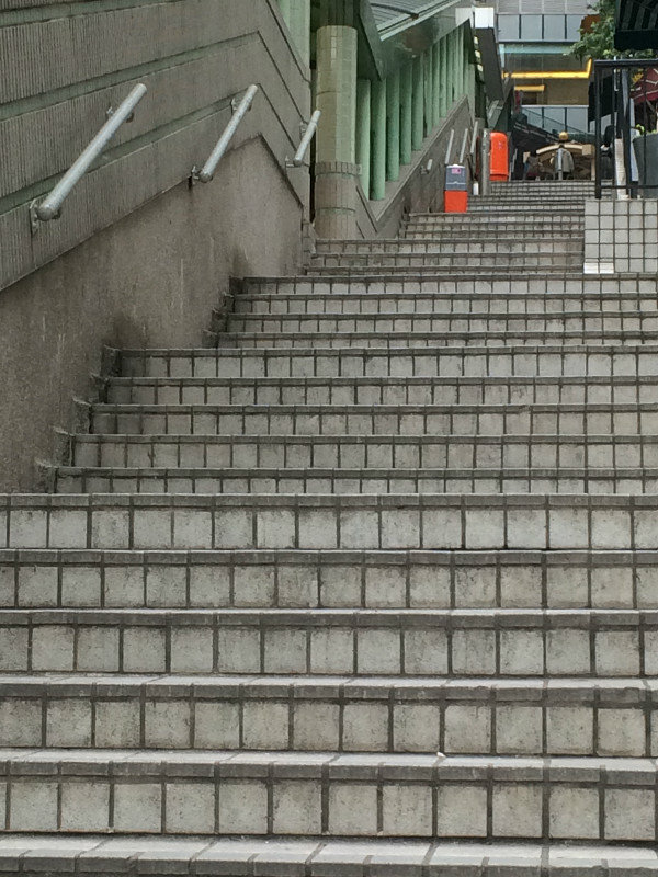 Escalator going the wrong way