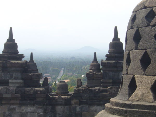 Les etages superieurs du temple