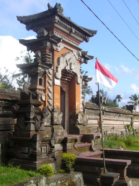 Une entrée de maison sur Bali