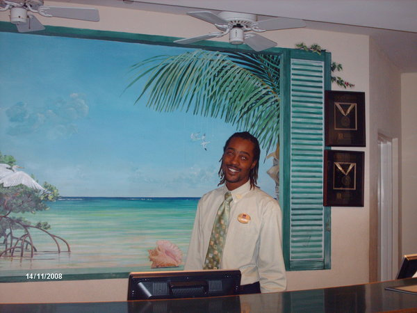 Tyrell, Comfort Suites in Turks and Caicos