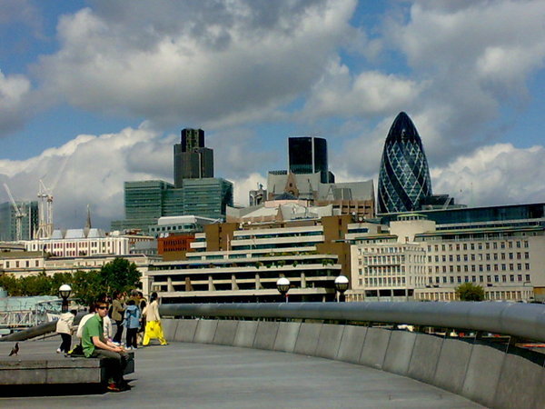 Some of the London skyline