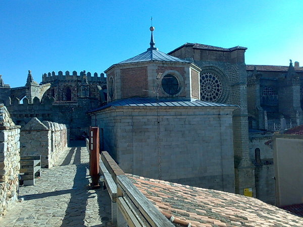 Looking within Avila from the top