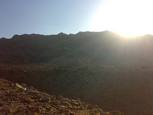 Desert area