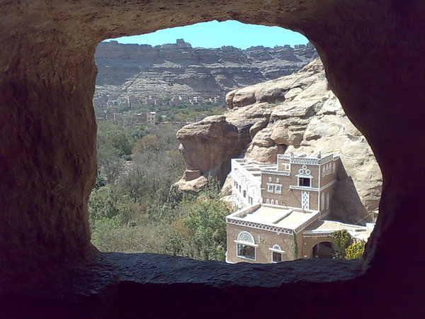View from the ancient tombs