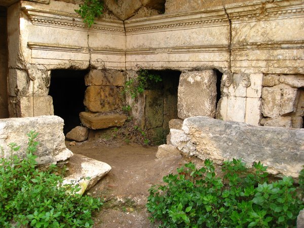 Another view within the burial site