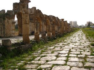 Going back 2000 years, this Roman road would have been very crowded