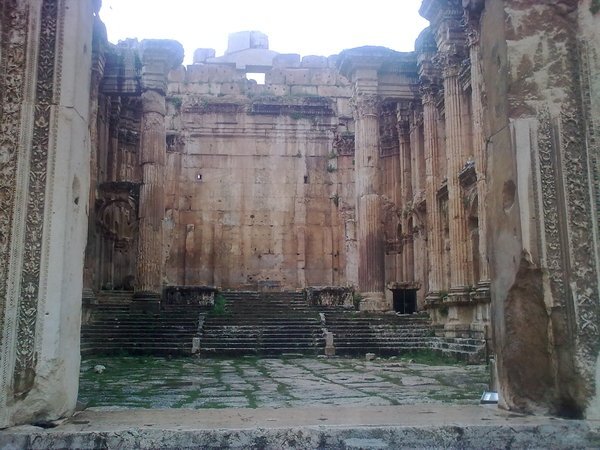 Inside the Bacchus temple now