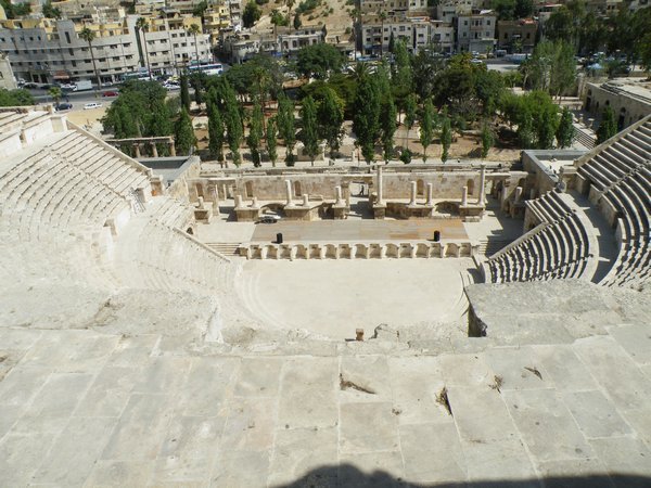 The view from the top of the theatre