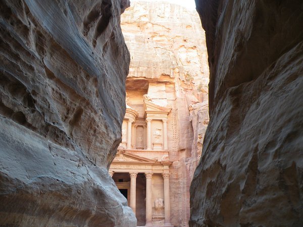One of my first glimpses of Petra