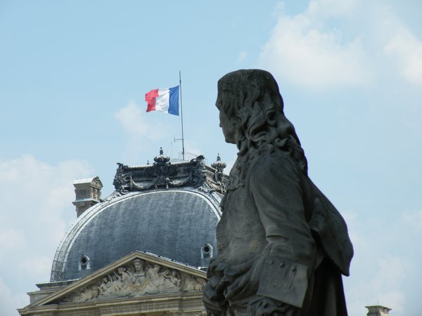 The spirit of France at the Louvre, safe and eternaly watched over