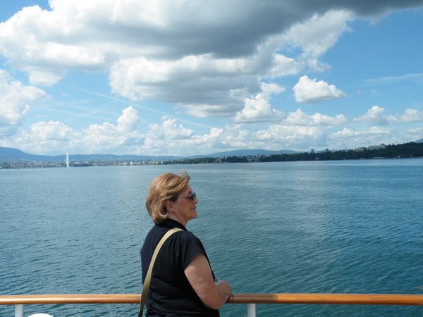 Ferry ride across Lake Geneva