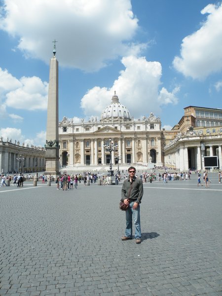 Myself enjoying St. Peter's Square
