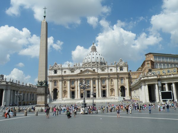 The Basilica and obelisk