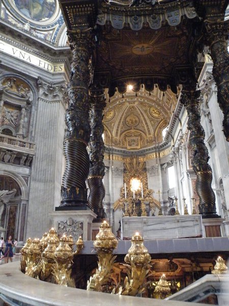 Area in which the Pope does his magic