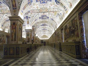 Vatican hallway in full splendor